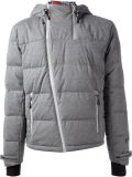 Men′ S Nylon Padding Cotton Winter Grey Jacket