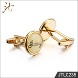 Fashion Nice Quality Round Type Rose Gold Cuff Links Wholesale