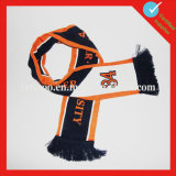 Wholesale Custom Knit Acrylic Soccer Scarf