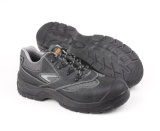 Black Leather Safety Shoe Sn5282