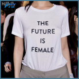 Women Printing Fashion T-Shirt with Round Neck Good Quality