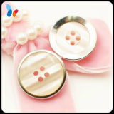 Mixed Resin Button Pearl 4 Hole Button for White Shirt