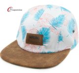 Camper Floral Material Leather Patch Outdoor Hats (07029)