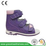 Kids Health Leather Sandal Flat Foot Prevention Sandal Children Orthopedic Sandal