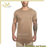 Fashion Fitness Slim Sexy Round Bottom Man Long T Shirt 2017