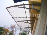 Large Outdoor DIY Polycarbonate Balcony Plastic Awnings (YY1500-H)