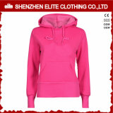 Wholesale High Quality Blank Pink Hoodies Women (ELTHI-13)