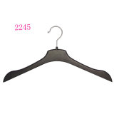 Best for Shirt Black Plastic Top Hanger with Fashion Shape