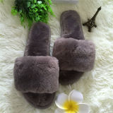 Soft Warm Real Rabbit Fur Slipper with Big Color Choices Home Style