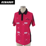 Custom Printed Short Sleeve Polo Shirt, Netball Game Polo Shirt with Velcro
