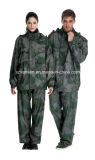 Raincoat Camo Overall Suit