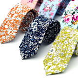 New Design Men's Fashionable Cotton Print Tie Cotton Tie