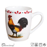Ceramic Cheap Chicken Design Porcelain Mug