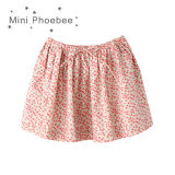 Cotton Floral Skirts for Little Girls Summer Adjustable