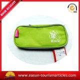 Green Color Printing Logo Small Cosmetic Bag