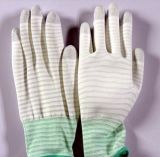 Cleanroom Nylon PU Palm Coated Antistatic Gloves