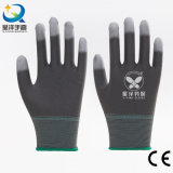 Finger Reinforced PU Coated Safety Gloves