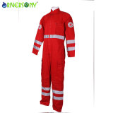 Ce Certification Reflective Tape Cross Red Safety Overall