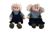 Plush China Toys Import Lovely Handmade Singing Rag Doll Baby Doll