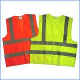 Red and Green Reflective Safety Jacket