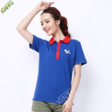 2017 Hot Navy Blue Wholesale Polo Shirts for Women