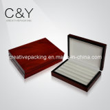 Gloss Finish Cherry Wood Cufflink Packaging Box