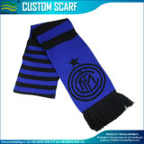Custom Pattern Knit Acrylic Football Jacquard Scarves (J-NF19F10022)