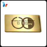 Luxury Golden Metal Zinc Alloy Badge for Handbag