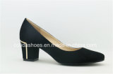 Elegant Comfort Leather High Heels Lady Shoes