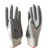 13 Gauge Heavy Duty Nylon/Polyester Nitrile Coated Gloves Waterproof Mechanics Working Gloves