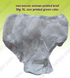 Hot Sell Nonwoven Woman Printed Brief (LY-NPW-PG)