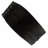 Dark Color Natural Drawn Russian Hair Tape in Hair Extension