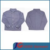 Long Sleeve Children Garment Kids Wear Blue Shirt (JT8132)