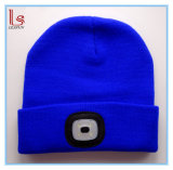 Wholesale Custom Outdoor Sport Winter Knitting Warm LED Flash Beanie Hats