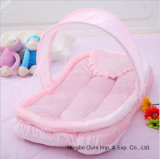 Baby Camping Foldable Pink Polyester/Ctton Mosquito Net with Music Chinese Supplier