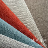 Decorative Polyester Linen Fabric with Backing for Sofa