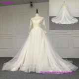 Hot Long Sleeves Lace Bridal Gowns Sexy Wedding Dress