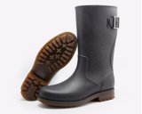 Flat Heels Non-Slip Rain Boots MID-Calf Buckle Male Rainboots Waterproof Water Shoes Men Wellies