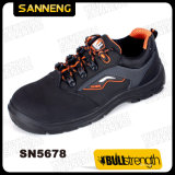 New Designed Nubuck Leather Safety Shoes with New Sole (SN5678)