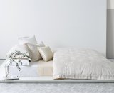 Italy Jacquard Wedding Comforter Cover 3D Design Bedding Set 100% Cotton B Side (Parisian)