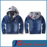 Boy's Hoodied Denim Jacket for Fall (JT8009)