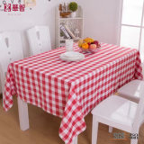 Plaid Fabric Table Cover