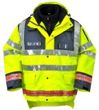 Raincoat Polyester Oxford Reflective Tape Safety Workwear