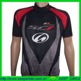 Custom Sublimated Cycling Shirt Clothing with 3/4 Zipper