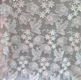 3D Applique White Lace Hot Sell Lace Fabric
