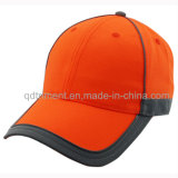 Reflective Banding 100% Polyester Neon Color Safety Baseball Cap (TMB0686)