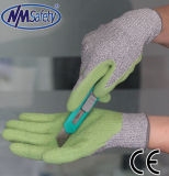 Nmsafety Green Latex Coated Anti Cut Gloves
