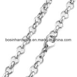 Stainless Steel Round Rolo Chain Necklace