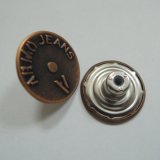 Classicl Antique Brass Material in Copper Shank Button for Jeans (HD2186-17)