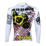 Cool Racing Men's Long Sleeve Breathable Quick Dry Cycling Jersey